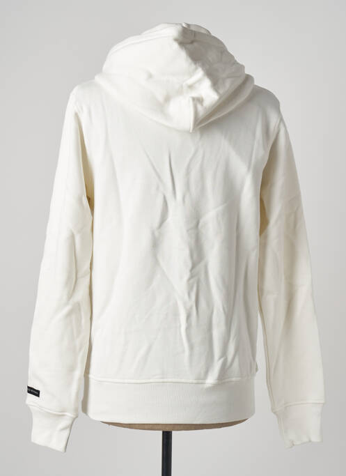 Hanorac cu glugă alb DEFEND bărbat