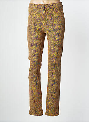 Pantalon slim talie înaltă talie înaltă maro BONOBO femeie