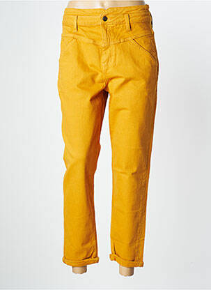 Blugi croială Mom portocaliu BONOBO femeie