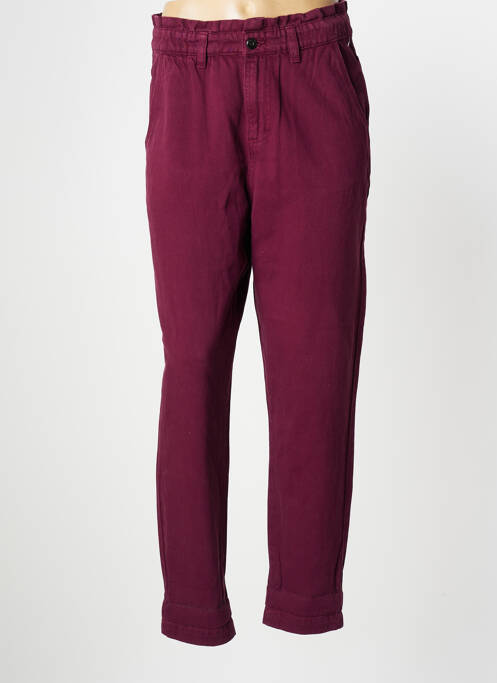 Pantalon larg roșu BONOBO femeie