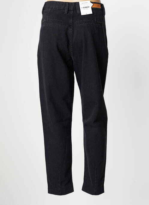 Blugi cu croială largă buzunare talie înaltă negru BONOBO femme