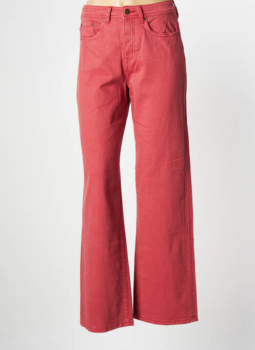 Blugi cu croială evazată roșu BONOBO femeie