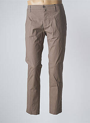 Pantalon chino țesătură poplin mărime normală maro DOPPELGÄNGER bărbat
