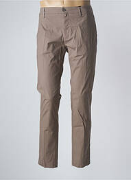 Pantalon chino țesătură poplin mărime normală maro DOPPELGÄNGER homme