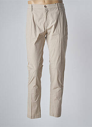 Pantalon chino țesătură poplin mărime normală bej DOPPELGÄNGER bărbat