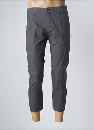 Pantalon 7/8 țesătură poplin mărime normală gri DOPPELGÄNGER bărbat