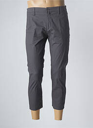 Pantalon 7/8 țesătură poplin mărime normală gri DOPPELGÄNGER homme