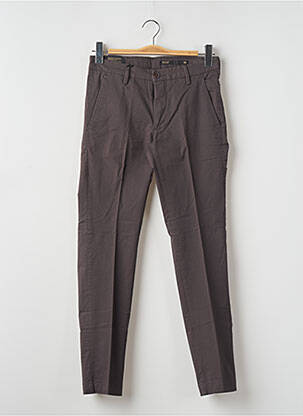 Pantalon chino țesătură poplin mărime normală gri DOPPELGÄNGER bărbat