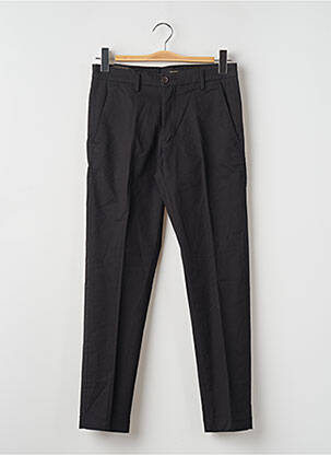 Pantalon chino țesătură poplin mărime normală negru DOPPELGÄNGER bărbat