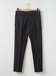 Pantalon chino țesătură poplin mărime normală negru DOPPELGÄNGER homme