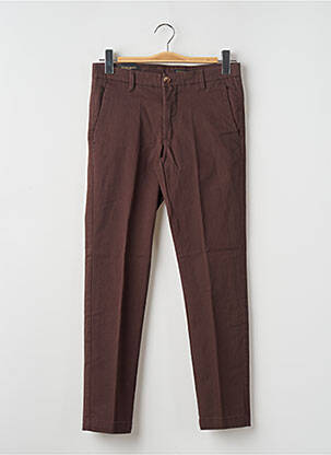 Pantalon chino țesătură poplin mărime normală maro DOPPELGÄNGER femeie
