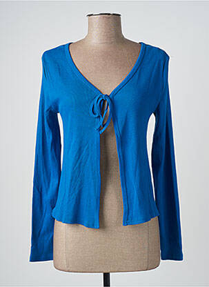 Vestă cu mâneci lungi albastru CACHE CACHE femeie