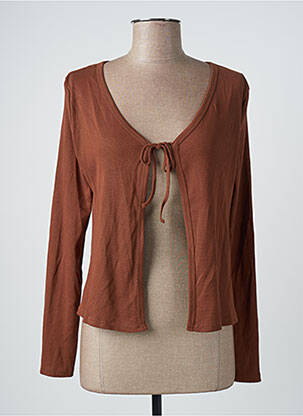 Vestă cu mâneci lungi maro CACHE CACHE femeie