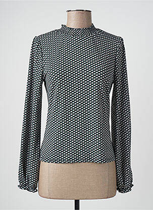 Top elasticitate mâneci lungi verde CACHE CACHE femeie