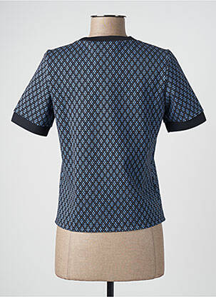 Tricou elasticitate mâneci scurte albastru CACHE CACHE femeie