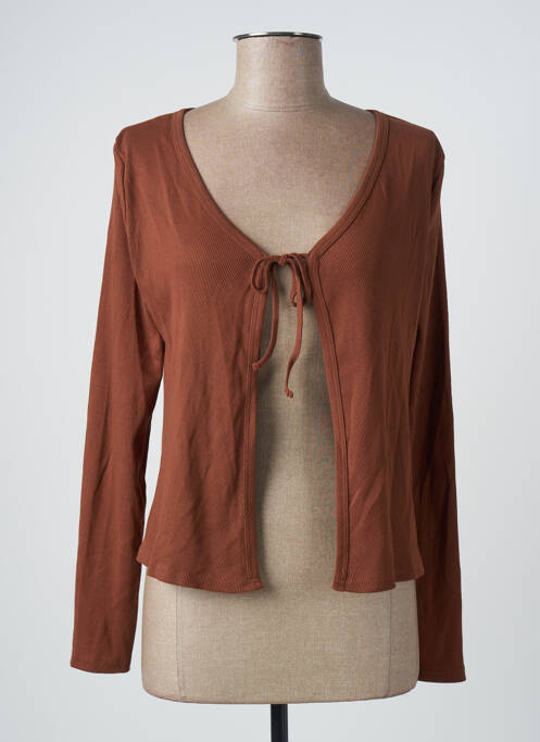 Vestă cu mâneci lungi maro CACHE CACHE femeie