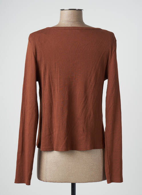 Vestă cu mâneci lungi maro CACHE CACHE femeie