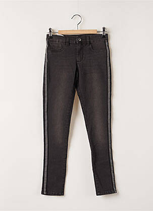 Blugi skinny elasticitate talie cu cleme negru STOOKER fată