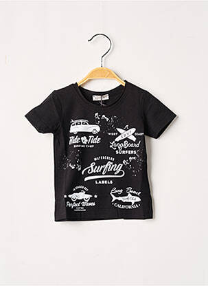 Tricou elasticitate mâneci scurte negru J.O MILANO băiat