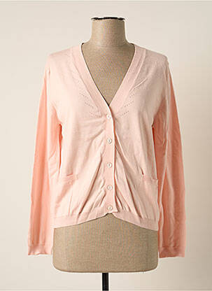 Vestă cu mâneci lungi roz MONTAGUT femeie