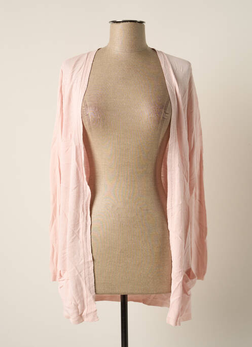 Vestă cu mâneci lungi roz MONTAGUT femeie