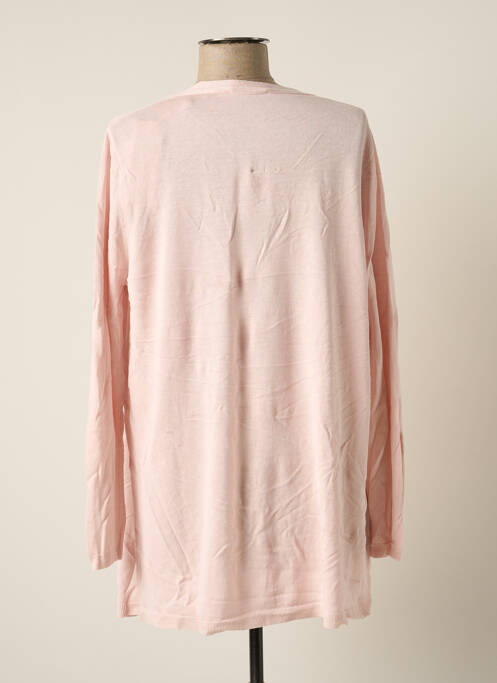 Vestă cu mâneci lungi roz MONTAGUT femeie