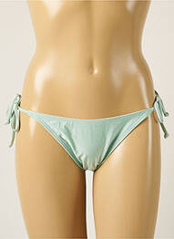 Chiloți de baie țesătură satinată bikini verde BARTS femme