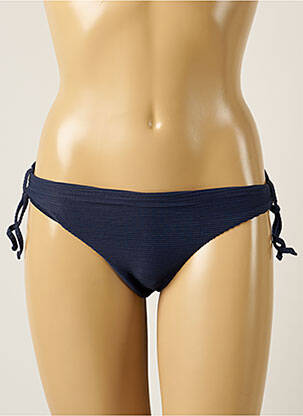 Chiloți de baie efect material satinat bikini albastru BARTS femeie