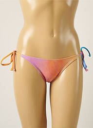 Chiloți de baie efect material satinat bikini roz BARTS femme