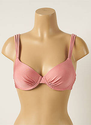 Sutien de costum de baie elasticitate top sutien modelat roz BARTS femeie