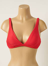Sutien de costum de baie elasticitate top triunghiuri roșu BARTS femme