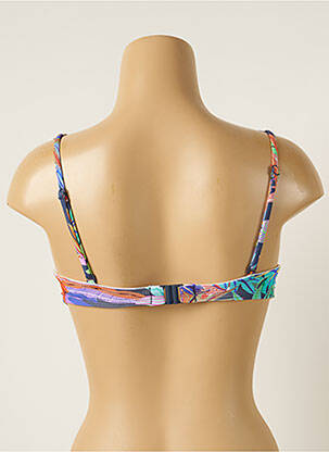 Sutien de costum de baie elasticitate sutien balconet cu decolteu înalt violet CHERRY BEACH femeie