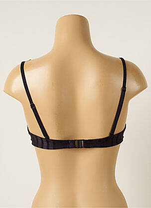 Sutien de costum de baie elasticitate sutien balconet cu decolteu înalt negru CHERRY BEACH femeie