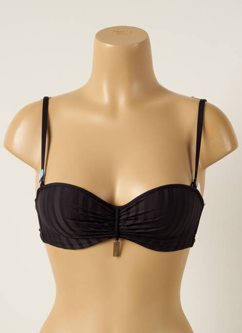 Sutien de costum de baie negru CHERRY BEACH femeie