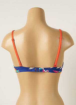 Sutien de costum de baie elasticitate sutien balconet cu decolteu înalt albastru CHERRY BEACH femeie