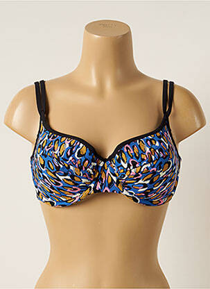 Sutien de costum de baie elasticitate top sutien modelat albastru BELCOR femeie