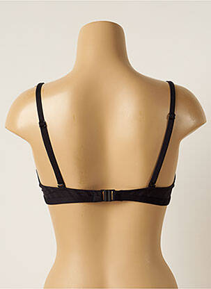 Sutien de costum de baie elasticitate sutien cupe întregi cu decolteu înalt negru CHERRY BEACH femeie