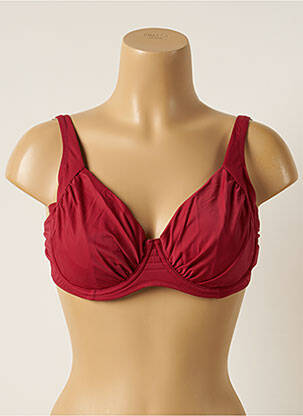 Sutien de costum de baie roșu BELCOR femeie