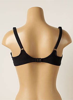 Sutien de costum de baie elasticitate sutien cupe întregi cu decolteu înalt negru BESTFORM femeie