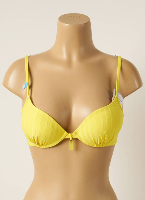 Sutien de costum de baie galben CHERRY BEACH femeie
