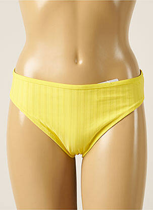 Chiloți de baie galben CHERRY BEACH femeie