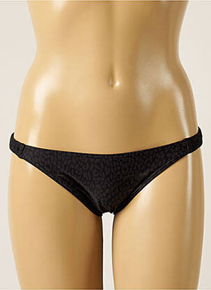 Chiloți de baie efect material satinat bikini negru BARTS femeie