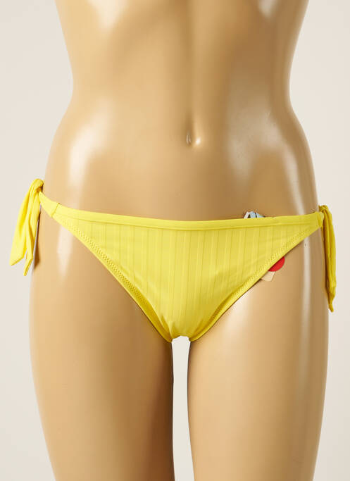 Chiloți de baie galben CHERRY BEACH femeie