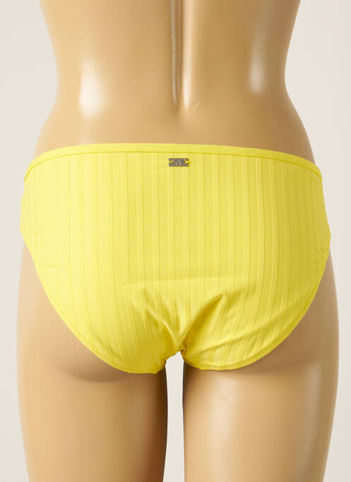 Chiloți de baie galben CHERRY BEACH femeie