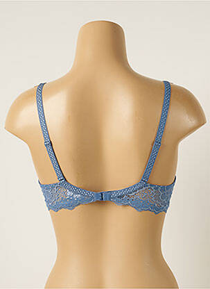 Sutien efect material satinat top sutien modelat albastru SIMONE PERELE femeie