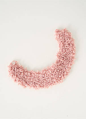 Guler / Eșarfă de gât roz J.O MILANO fată