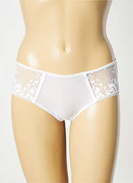 Shorty efect material satinat alb SIMONE PERELE femme