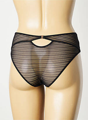 Shorty efect material satinat negru SIMONE X SIMONE PÉRÈLE femeie