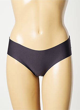 Chilot efect material satinat gri SIMONE PERELE femeie