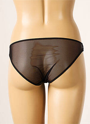 Chilot efect material satinat negru SIMONE PERELE femeie
